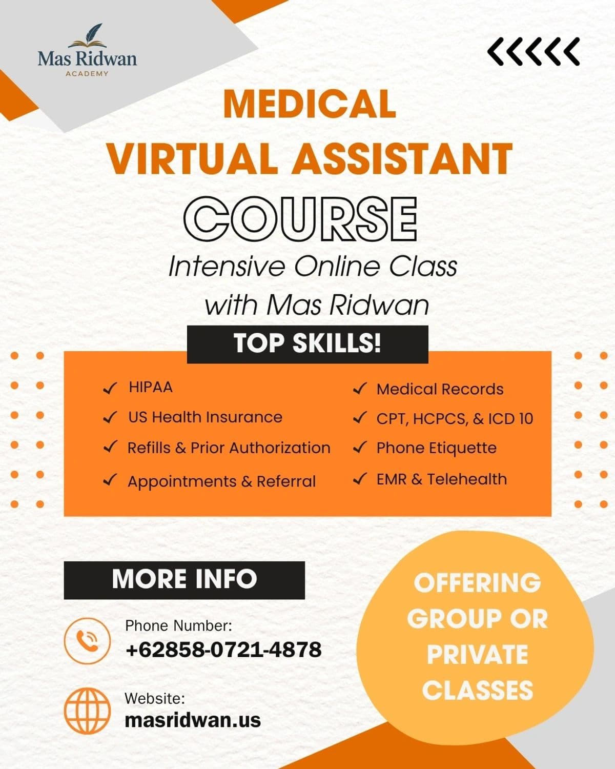 Medical Virtual Assistant Course by Mas Ridwan Academy